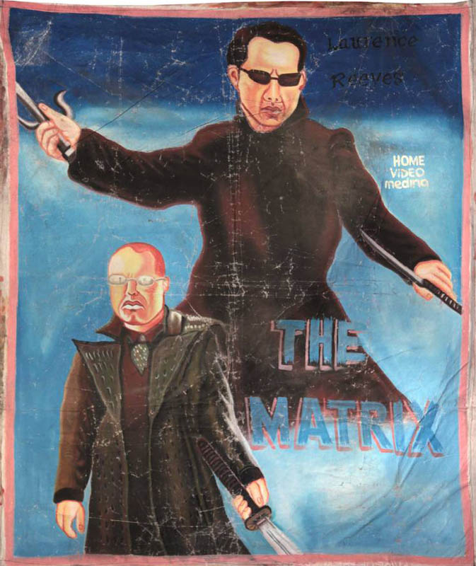 The Matrix poster from Ghana